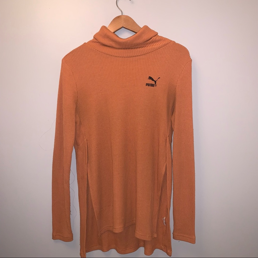 Puma logo turtleneck sweater